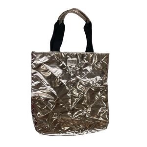 Victorias Secret 2017‎ Limited Edition Gold Large Tote Bag Purse Quilted Glam